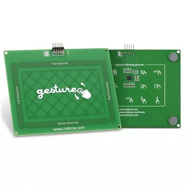 MIKROELEKTRONIKA 3D Tracking, Gesture Sensor Add-On Module 3.3 V Operating Supply Voltage, MIKROE-1723