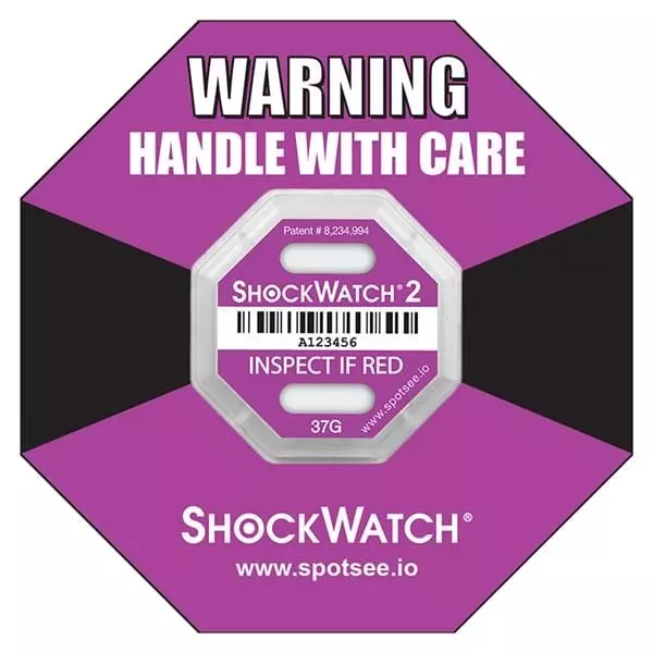 SpotSee ShockWatch +80�C Maximum Operating Temperature, 49000K