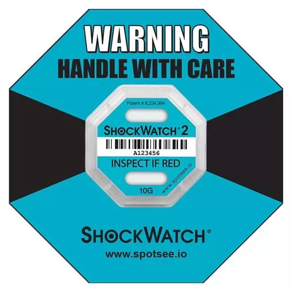 SpotSee ShockWatch +80�C Maximum Operating Temperature, 46000K
