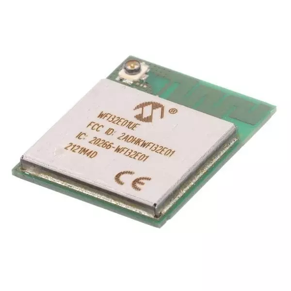 MICROCHIP WiFi Module 18.5 dBm, 21.5 dBm Output Power 2.4 GHz, WFI32E01UE-I