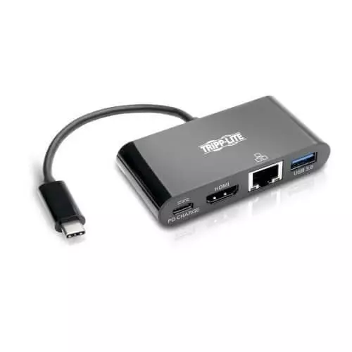 TRIPP LITE Interface Module Ethernet, HDMI, PD Charging, USB 3.0, USB Type-C, U444-06N-HGUB-C