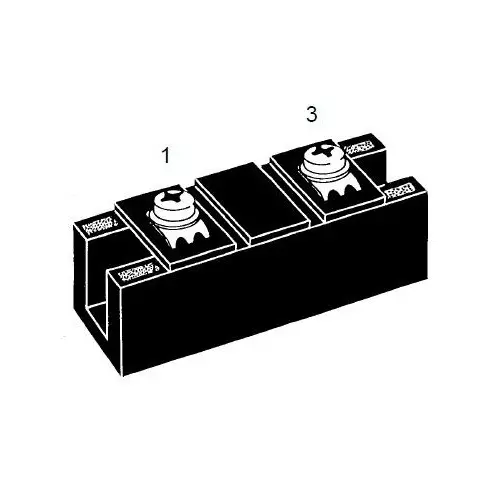IXYS SEMICONDUCTOR Diode Module Screw Mount 1.41 V Vf - Forward Voltage, MEO500-06DA