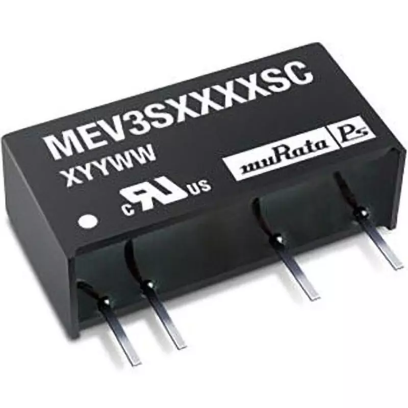 Murata Isolated Module Maximum: 0.6 Output Current On board, MEV3S1205SC