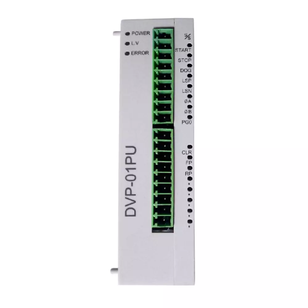 Delta Servo Positioning Module 1 Axis at 200 kHz and 0°C - 55°C Operating Temperature, DVP01PUS