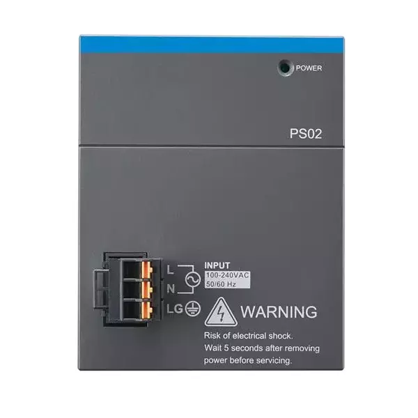 Delta Power Supply Module with 24 V DC Supply Voltage and 2 A Current for Internal Use Only (CPU and the Modules), AS-PS02