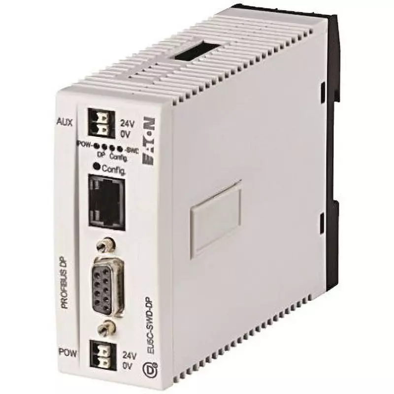 EATON PLC I/O Module 24 V DC Voltage Correspondence Rohs Directive SrtWire-DT Suitable Crimping Terminal, EU5C-SWD-DP