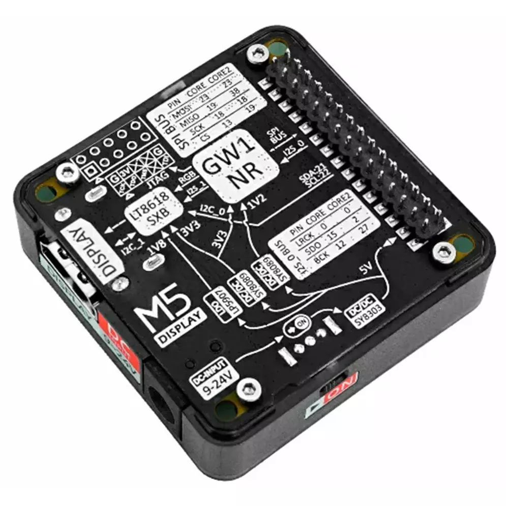 M5Stack Display Module 54x54x14.2 mm Dimension, M5STACK-M126