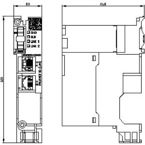 siemens-profinet-high-feature-module-accessory-with-s2-system-redundancy-suitable-for-3rw553rw52-digital-soft-starter-3rw5950-0ch00