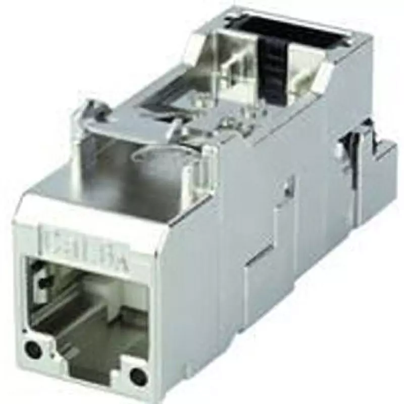 Telegartner RJ Socket Module 23.1 mm Depth Straight Directions RJ11, RJ12, RJ45 Interface, J00029A4001