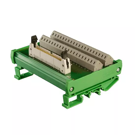 Connectwell Spring Cage IDC/FRC Module 50-Pin with Long Latch IDC Connector, IMIDC/50/SC/L