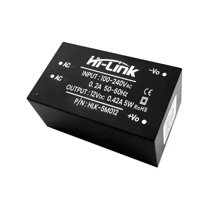 amiciSmart AC to DC Power Supply PCB Module 5 W 220 V AC to 12 V DC Compact Reliable & Efficient Buck Converter, 1xPSM-220-12