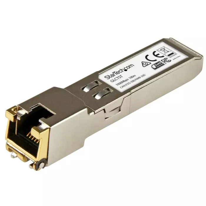 StarTech.com Cisco Compatible RJ45 Transceiver Module, GLCT10PKST