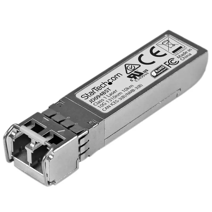 StarTech.com HP Compatible LC Single Mode Transceiver Module Full Duplex 10000Mbit/s, JD094BST