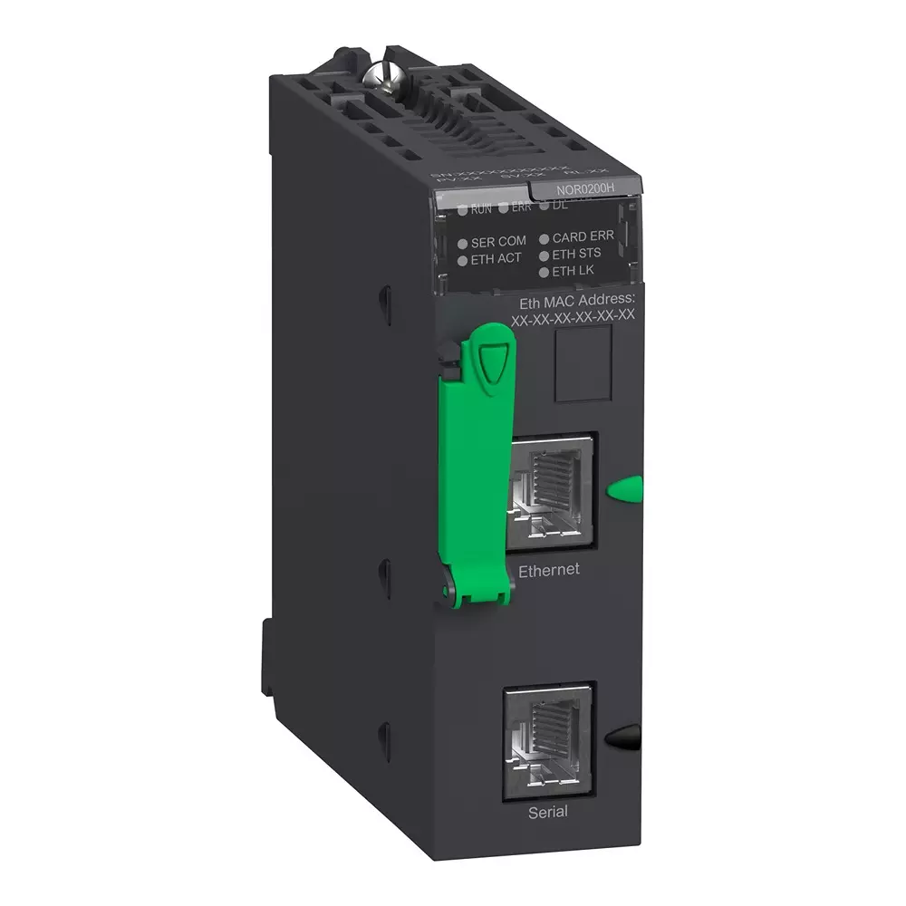 Schneider Electric Modicon M340 Ethernet/Serial RTU Module 2xRJ45 95 mA at 24 V DC, BMXNOR0200H