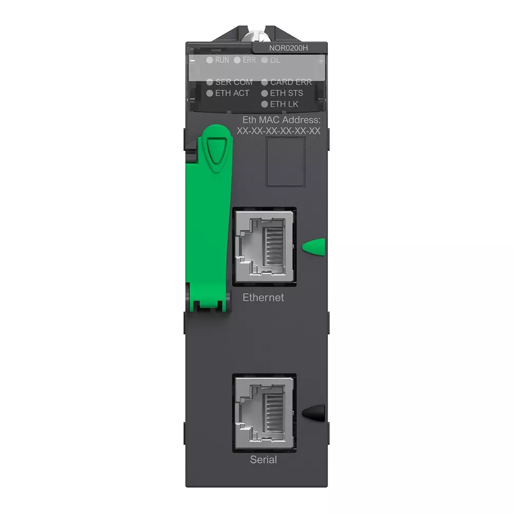 Schneider Electric Modicon M340 Ethernet/Serial RTU Module 2xRJ45 95 mA at 24 V DC, BMXNOR0200H