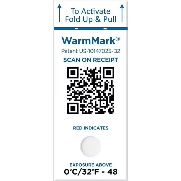 SpotSee Temperature Indicator +121�C Maximum Operating Temperature, WM 0/32-SQ