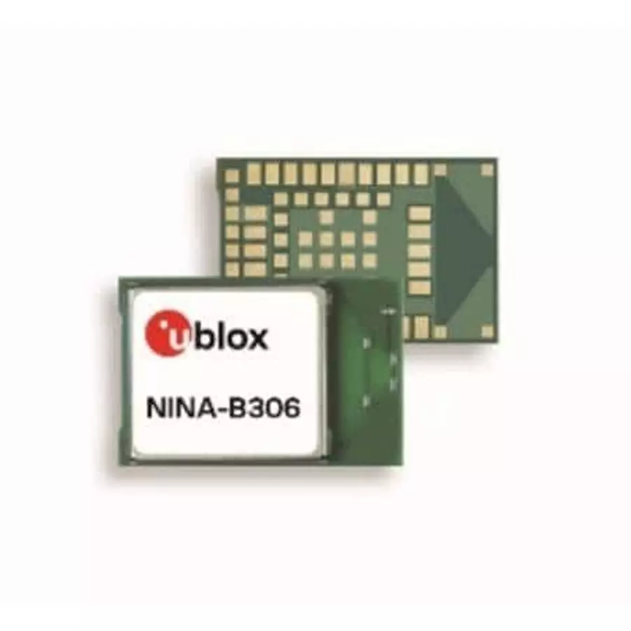 u-blox Bluetooth Module I2C, I2S, SPI, UART, USB Interface 8 dBm Power, NINA-B306-00B