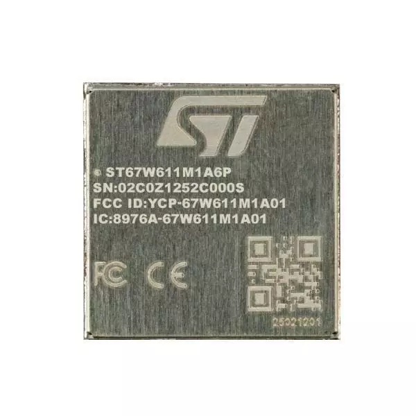 STMicroelectronics Multiprotocol Modules 10 dBm Output Power 2.412 GHz to 2.484 GHz, ST67W611M1A6PTR