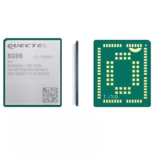 Quectel Mobile Module 850 MHz, 900 MHz, 1.8 GHz, 1.9 GHz Frequency, BG96MC-128-SGNS