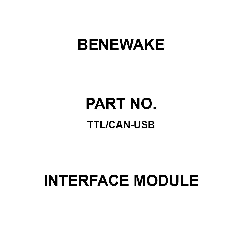 Benewake Interface Module 4 Port, TTL/CAN-USB