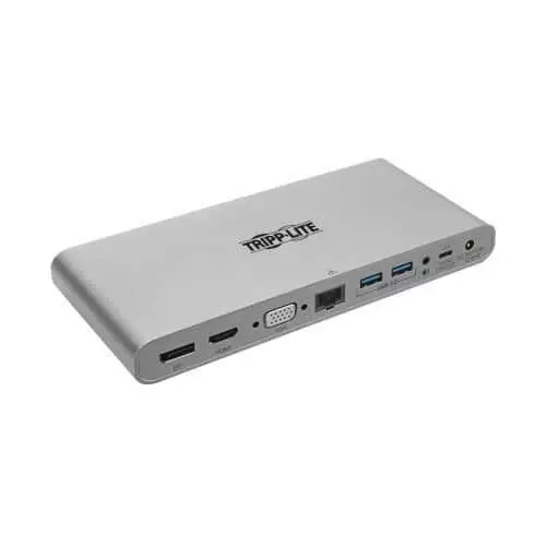 TRIPP LITE Interface Module Audio, DP, Ethernet, HDMI, PD Charging, USB 3.2, USB Type-C, VGA, U442-DOCK4-S