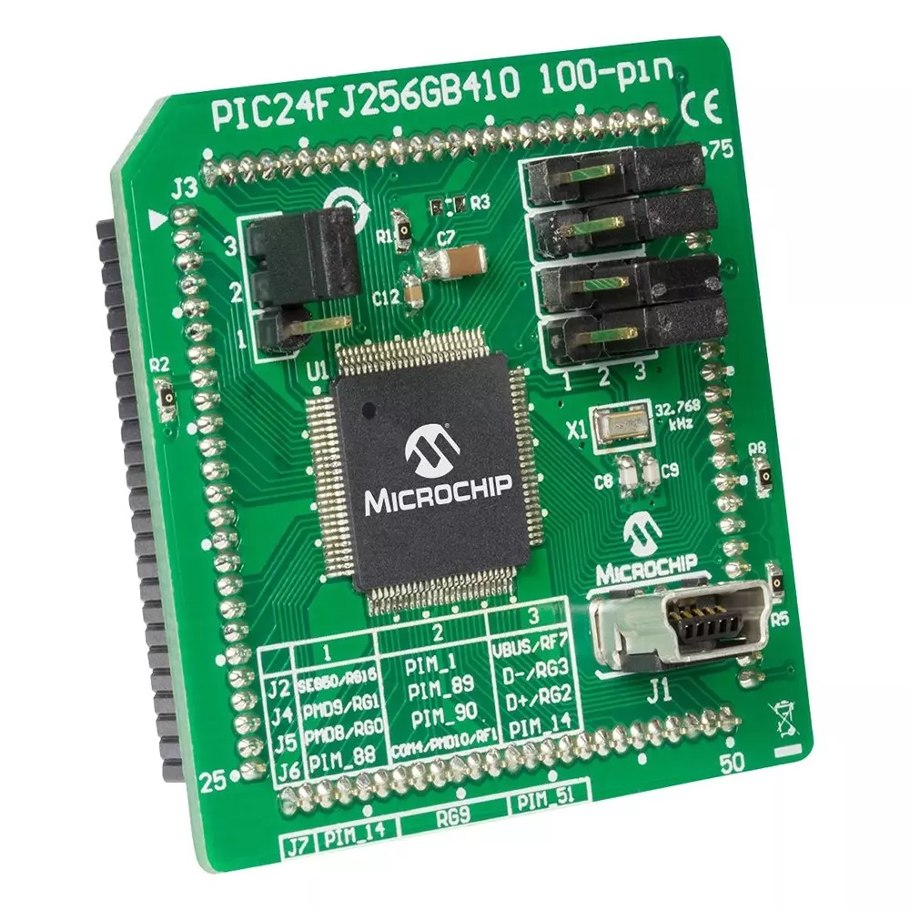 MICROCHIP Plug-In Module, 16Bit Pic24F Mcu, Ma240038