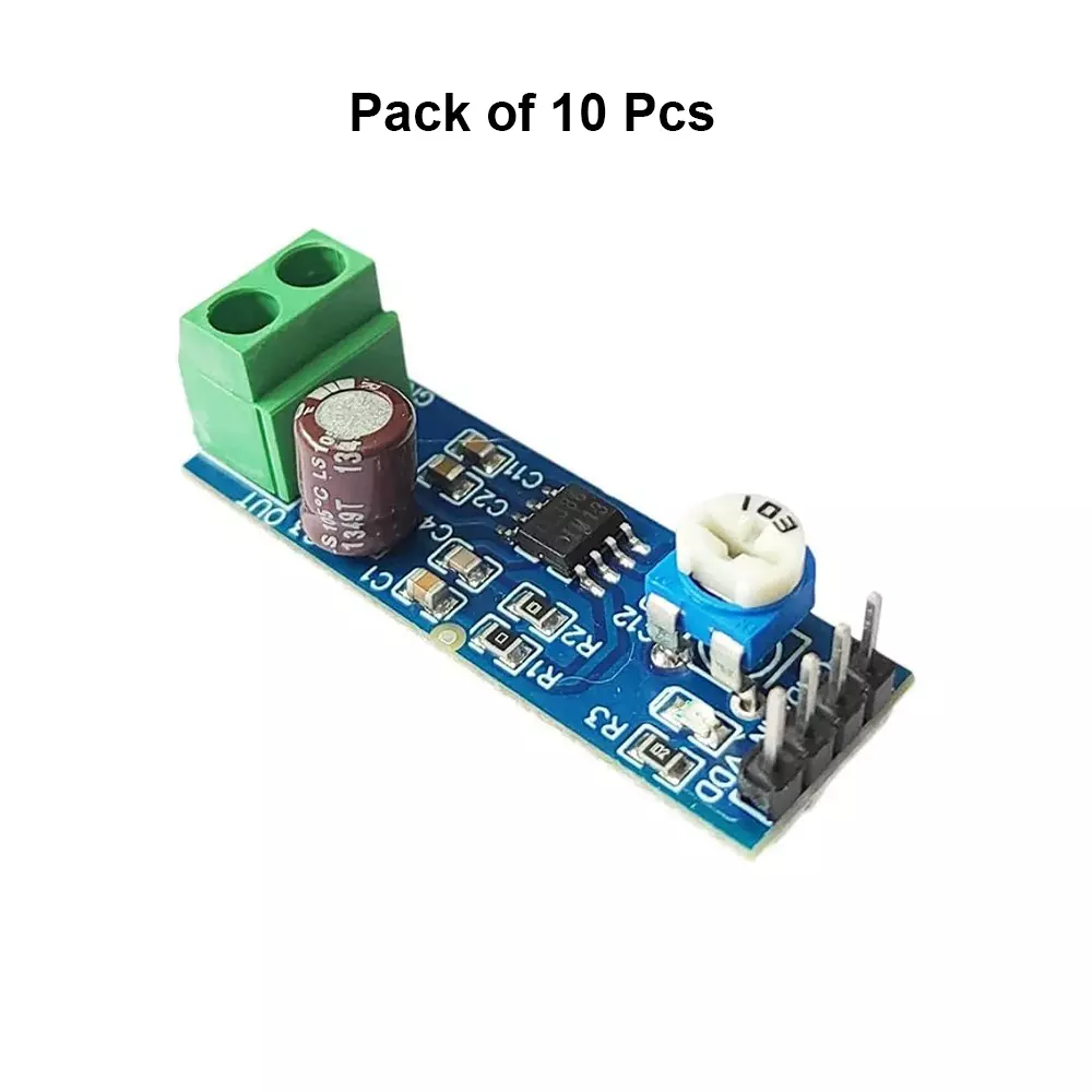 invento-10pcs-lm386-mono-audio-amplifier-module-200-times-amp-solo-5v-12v-with-10k-adjustable-resistance-for-diy-projects