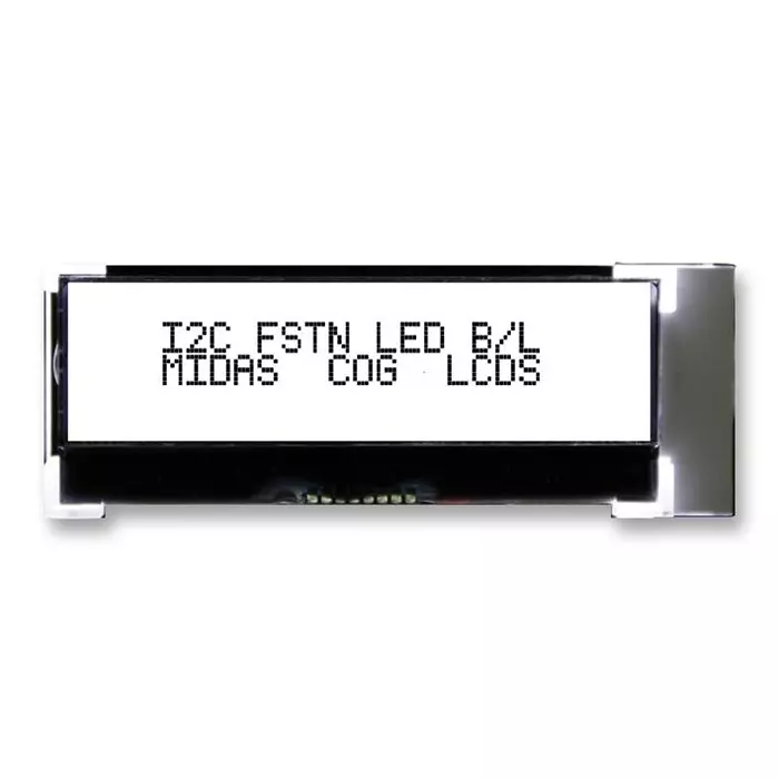 MIDAS DISPLAYS LCD, ALPHA-NUM, 16 X 2, WHITE, MCCOG21605D6W-FPTLWI