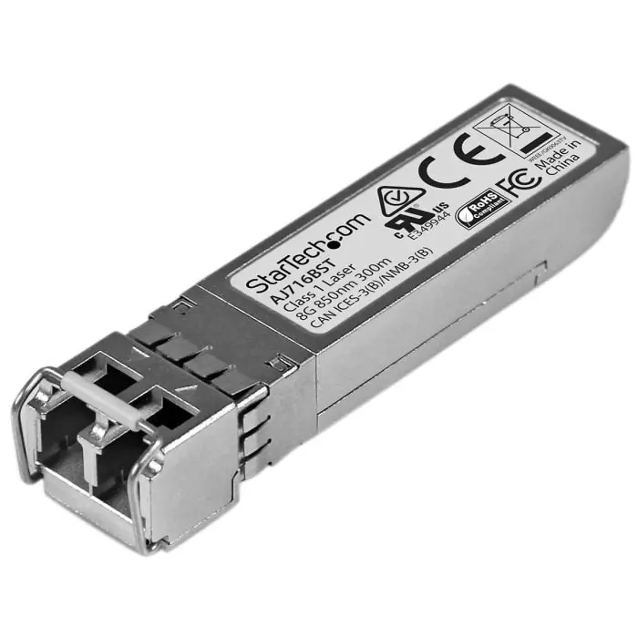 StarTech.com HP Compatible LC Multi Mode Transceiver Module Full Duplex 8000Mbit/s, AJ716BST