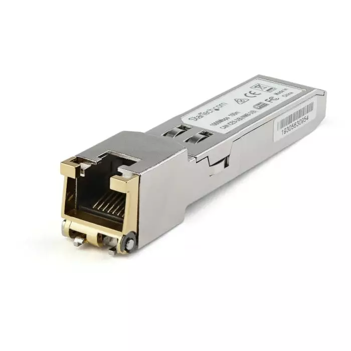 StarTech.com Cisco Compatible 10/100/1000BASE-T RJ45 Copper Transceiver Module 1000Mbit/s, GLCTEST