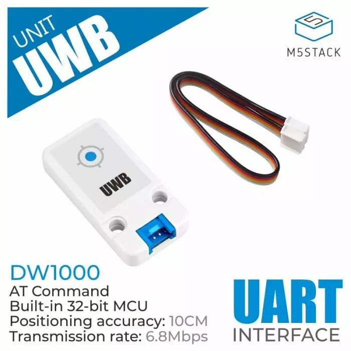 M5Stack Ultra-Wideband (UWB) Unit Indoor Positioning module Ultraviolet (UV) Sensor Sensor Board for Ai-ThinkerBU01 M5, U100