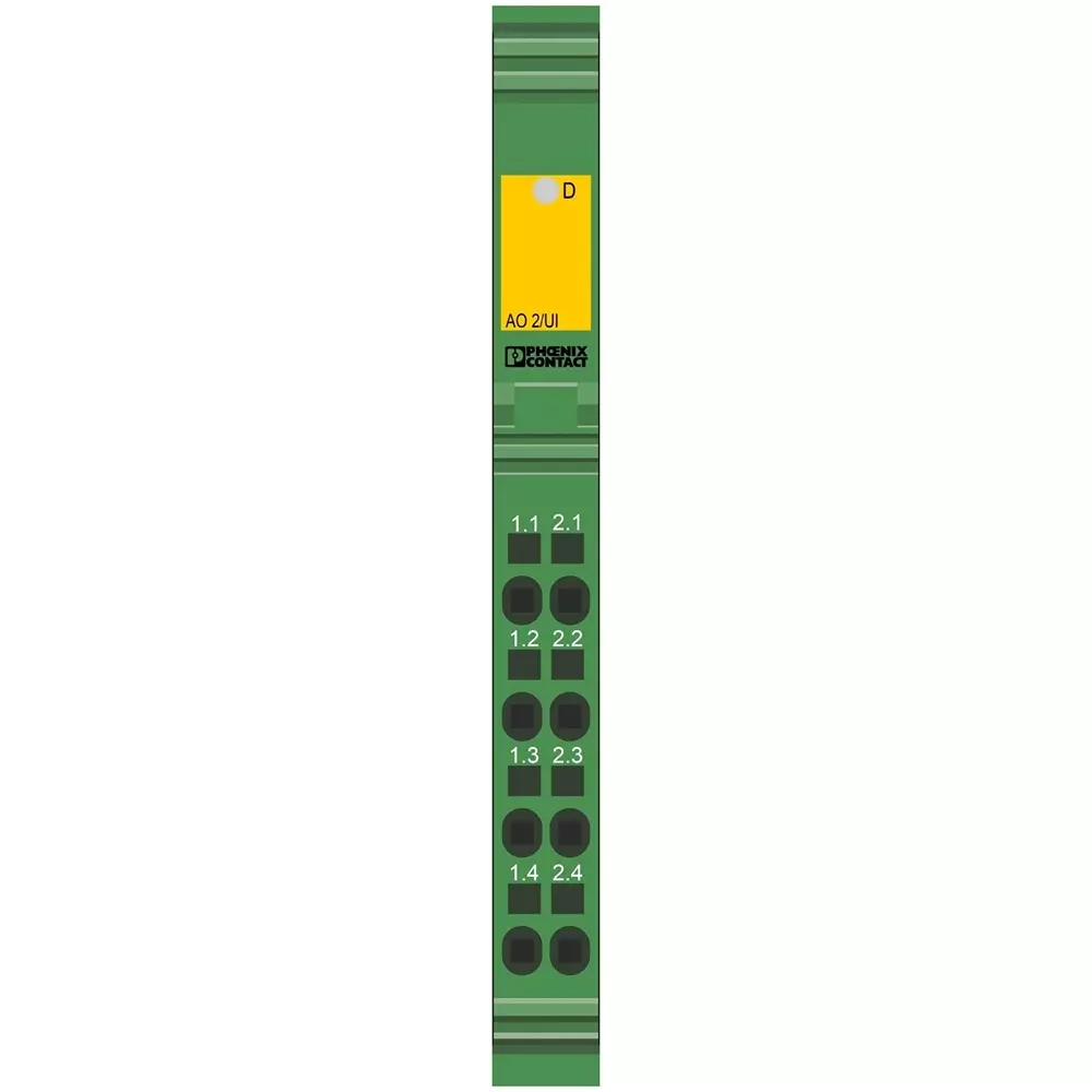 Phoenix Contact Inline Analog Input Module 2 Conductor, IB IL AO 2/UI-PAC