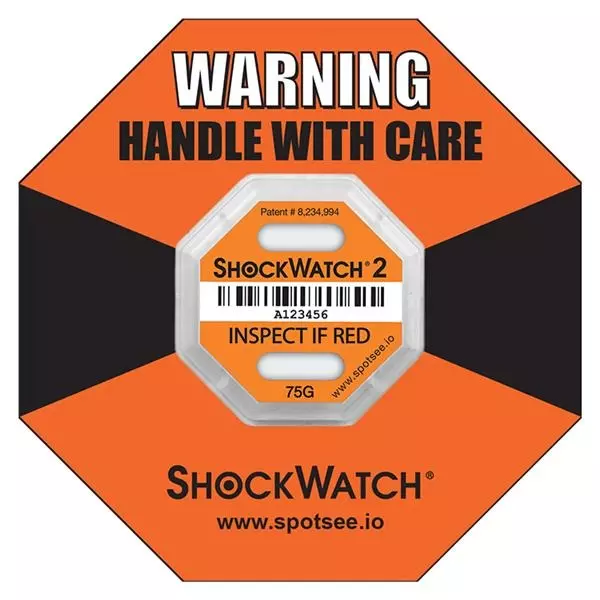 SpotSee ShockWatch +80�C Maximum Operating Temperature, 51000K