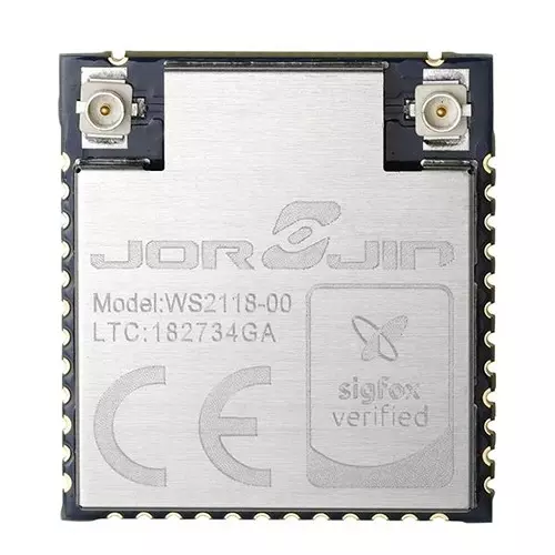 Jorjin Multiprotocol Modules 8 dBm, 16 dBm Output Power 860 MHz to 943 MHz, WS2118-00
