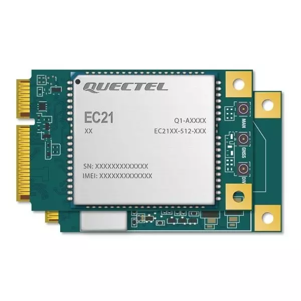 Quectel Mobile Module 33 dBm Output Power, EC21JFB-MINIPCIE