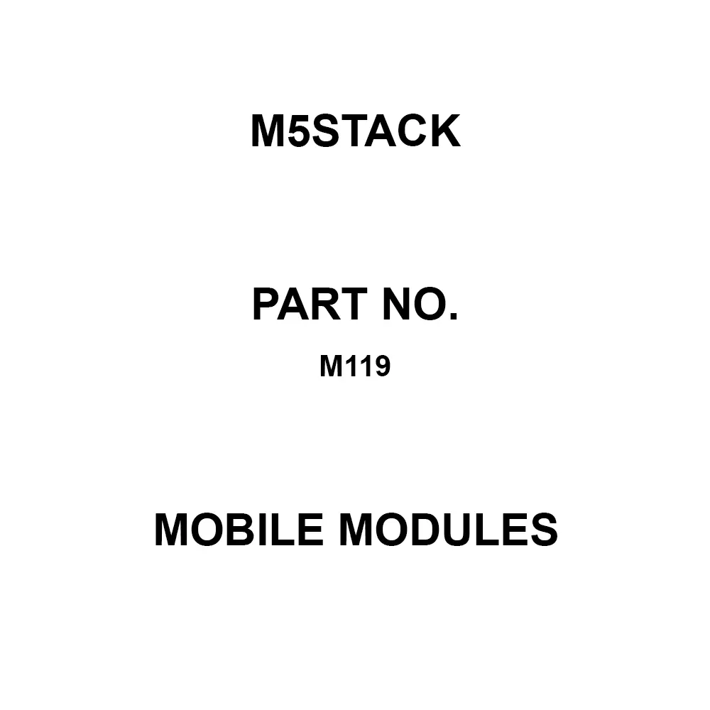 M5Stack Mobile Module 21 dBm Output Power, M119