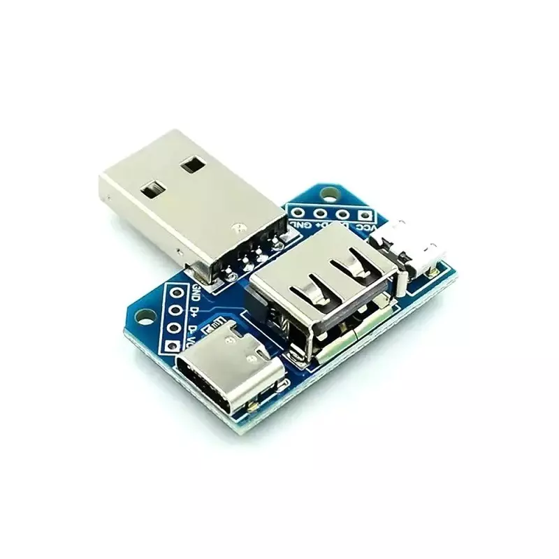 GENERIC USB Adapter Board Male To Female Adapter Micro USB/Type-C Interface 4P 2.54mm, XY USB4