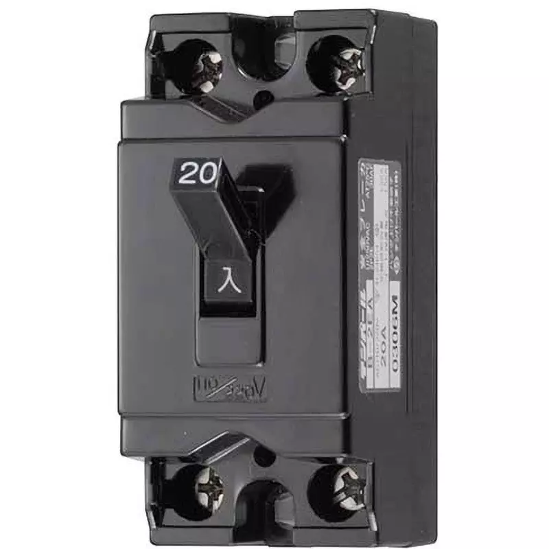 OHM ELECTRIC Distribution Board / Breaker 20 A Current AC100/200 V Voltage 22 E Pole, HS-B2EA20-G