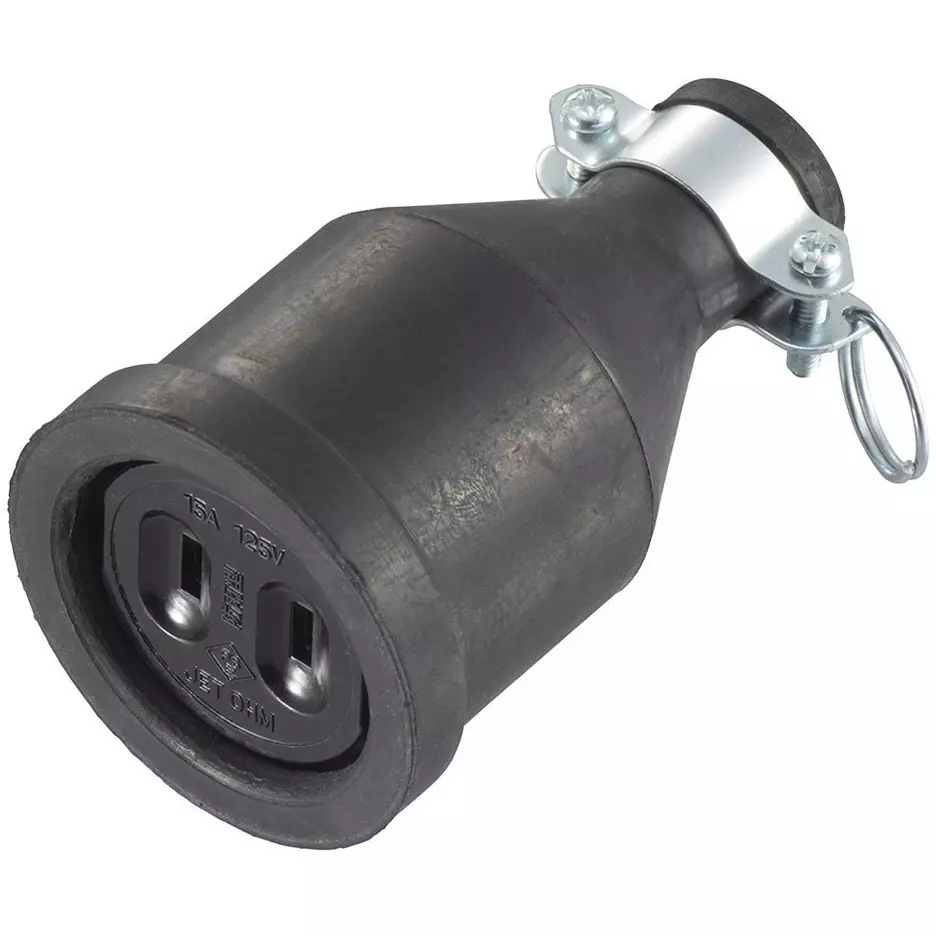 OHM ELECTRIC Rubber Body 15 A Current 125 V Voltage, HSーH15