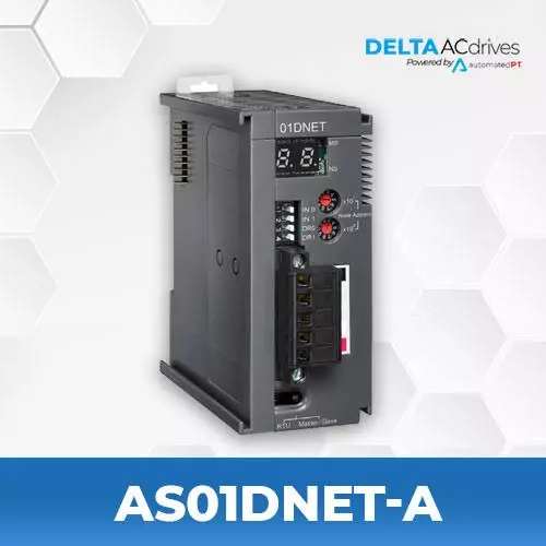 delta-devicenet-communication-module-with-master-slave-mode-and-rectangular-shape-plastic-body-as01dnet-a