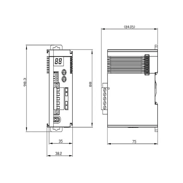 delta-devicenet-communication-module-with-master-slave-mode-and-rectangular-shape-plastic-body-as01dnet-a