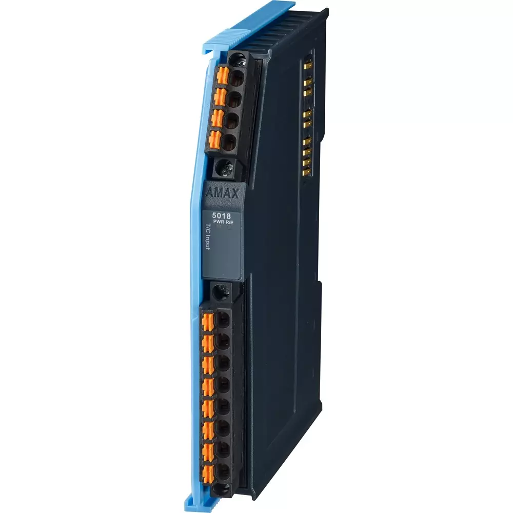 Advantech I/O Module 24 V DC Input Power -25 to 60â„ƒ Operating Temperature Range DIN rail Installation, AMAX-5018-A
