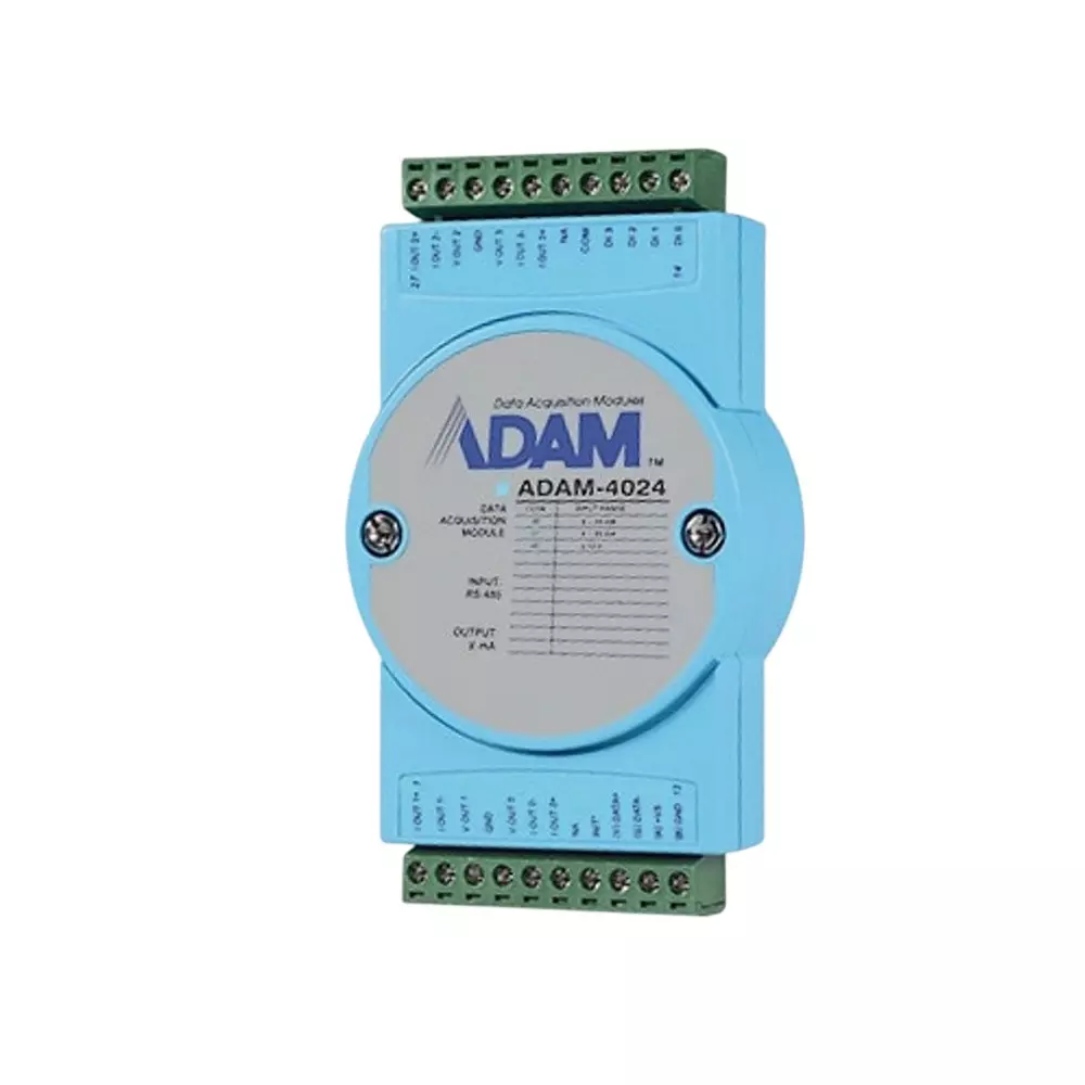 Advantech I/O Module -10 to 70â„ƒ Operating Temperature Range Analog output 4 ch Input/Output, ADAM-4024-C