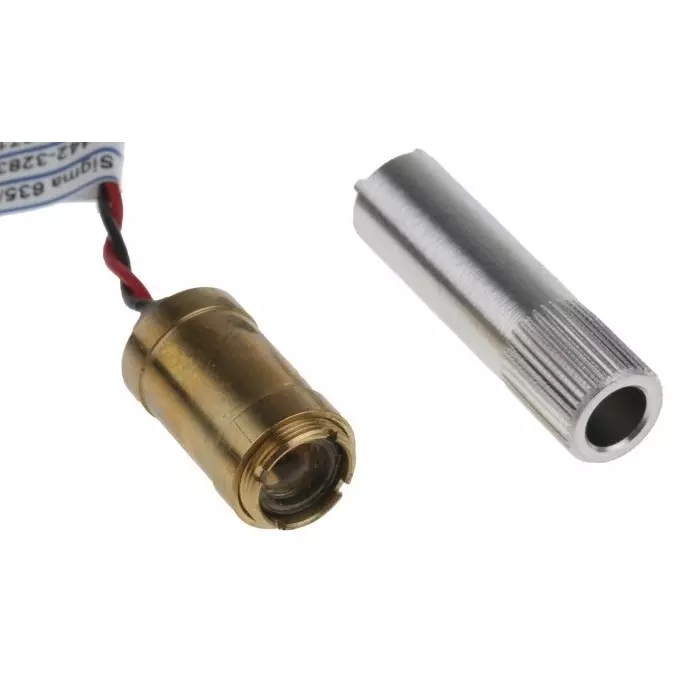 Global Laser Module 635 nm 1 mw Continuous Wave Ellipse pattern +3 - +5.5 V, 5001-21-000
