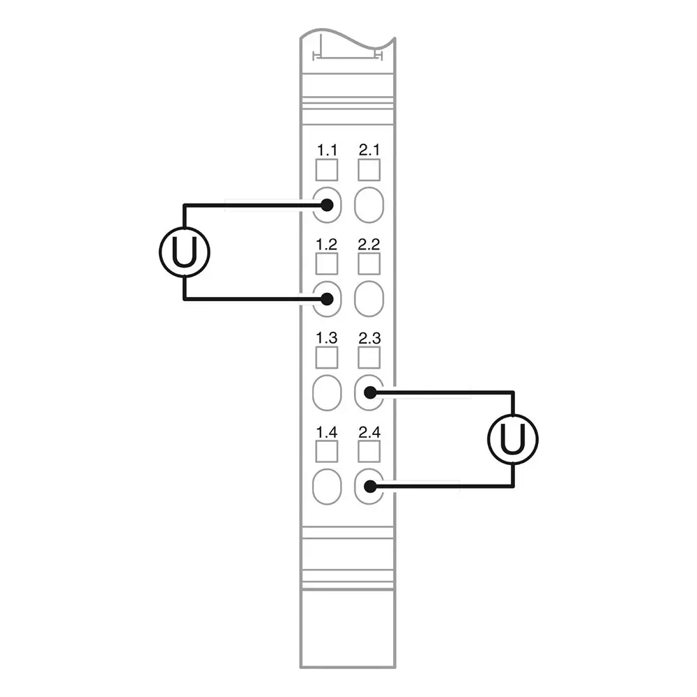 Phoenix Contact Inline Analog Input Module 2 Conductor, IB IL AO 4/U/0-10-ECO