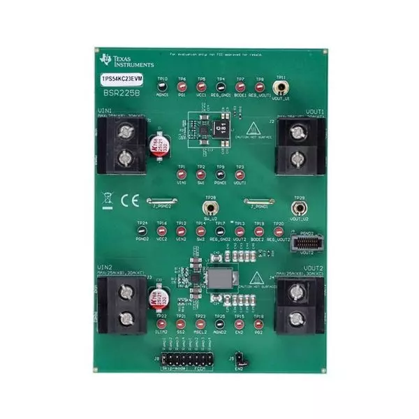 TEXAS INSTRUMENTS Voltage Regulator - Switching Regulator Evaluation Module 8 to 16 V Input Voltage, TPS54KC23EVM