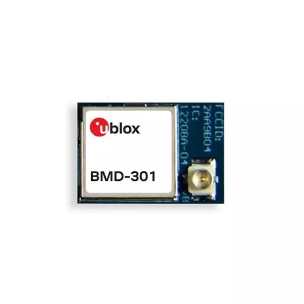 u-blox Bluetooth Module I2C, SPI, UART Interface 4 dBm Power, BMD-301-A-R