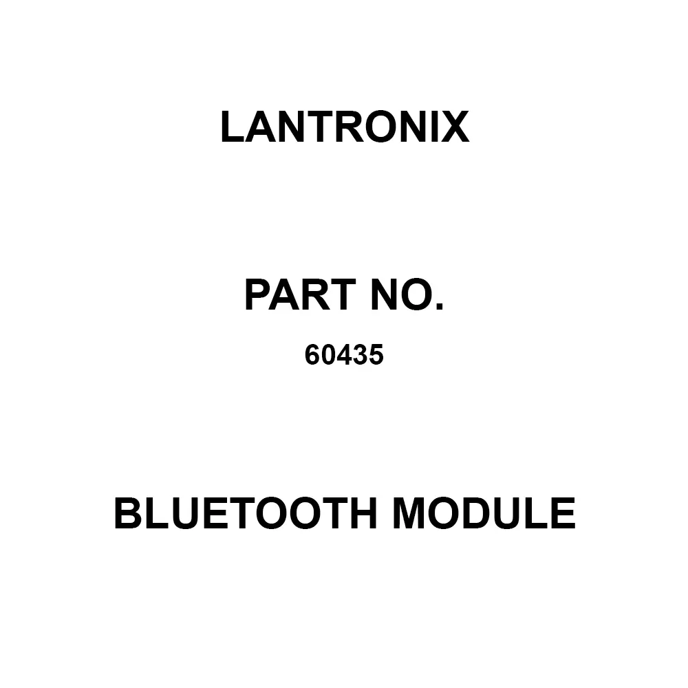 LANTRONIX Bluetooth Module Ethernet Interface 4 dBm Power, 60435