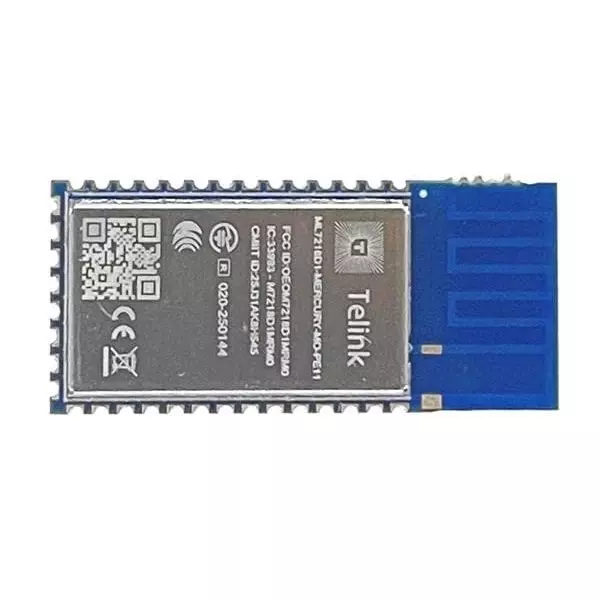 Telink Multiprotocol Modules 8.5 dBm Output Power 2.4 GHz to 2.483 GHz, ML7218D1-MERCURY-M0-PE11