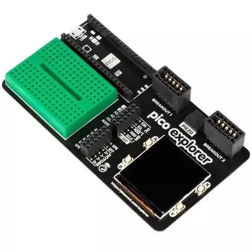 PIMORONI Pico Explorer Bases GPIO, Serial Interface, PIM550